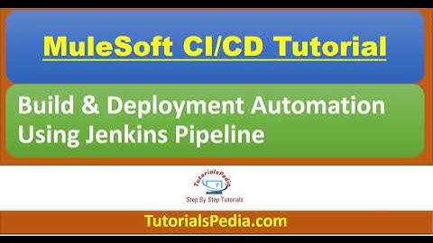 MuleSoft CI/CD | MuleSoft Deployment Automation | MuleSoft Jenkins Deployment | Cloudhub Deployment
