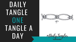 Daily Tangle - Pattern  Focus -  Cordoba  | How to draw | #DailyTangler