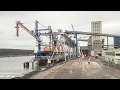 Neuero ship loader  grain no dust  assembly timelapse