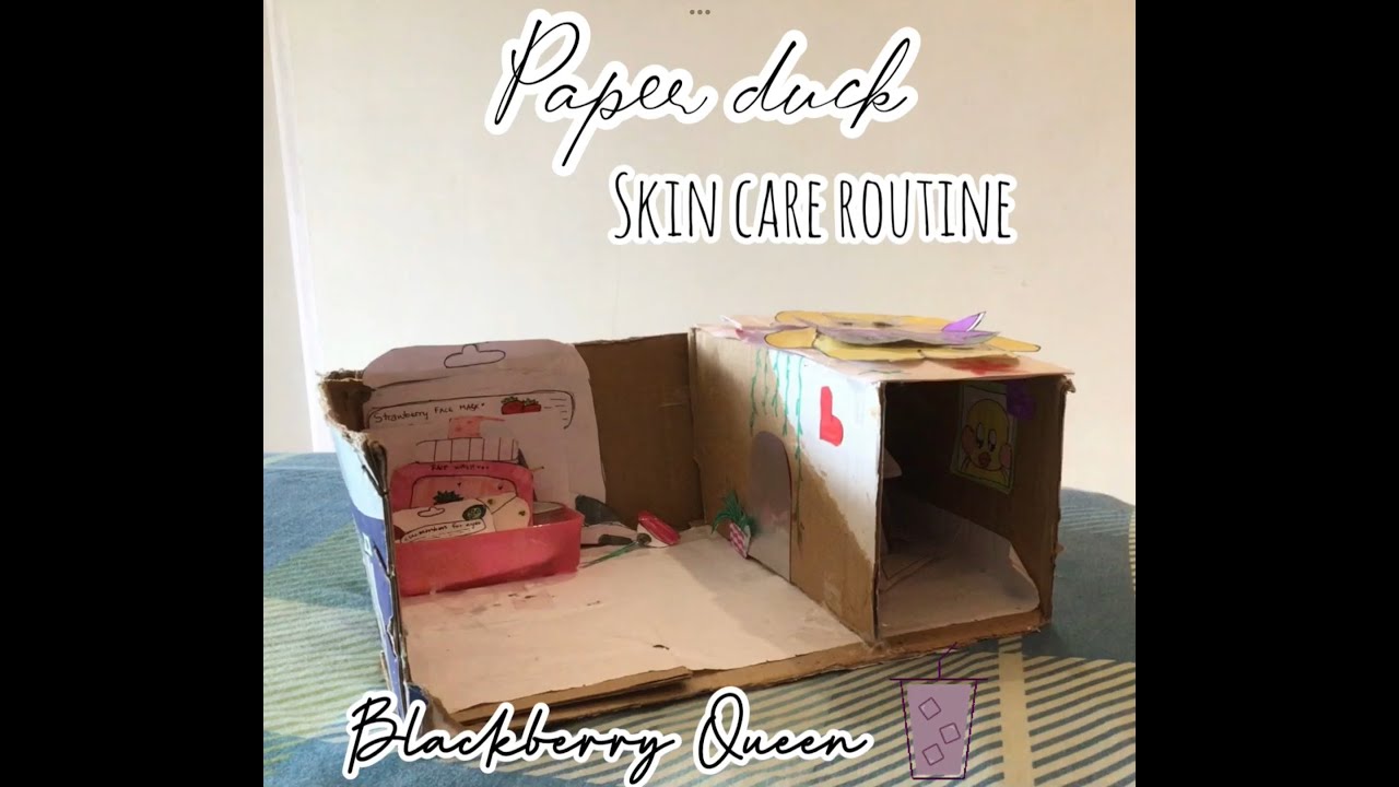 DIY Paper Duck Skin Care Routine 
