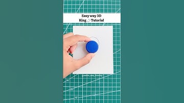 Easy way 3d Ring 💍 Tutorial😍 #shorts #art #drawing #viralvideo #youtubeshorts