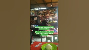 Sambel seruit khas Lampung di kota Palembang #makan #foodies #viralvideo