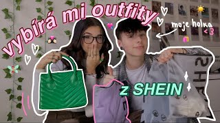 moje holka mi VYBÍRÁ OUTFITY z SHEIN! ft. Gabča // juliet deer