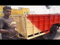 Spray painting trolley spray painting machine tractor trolley paint process mateem painter