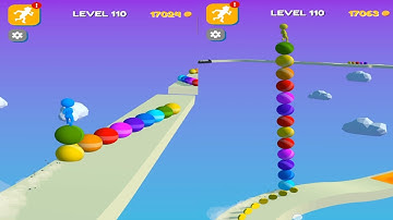 Stack Rider - All levels Gameplay | level 101-110| Nava Teja YT