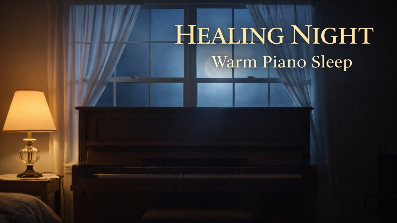 Healing Night - Warm Piano Ambient | Deep Emotional Sleep Music (2 Hours)
