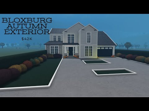| Bloxburg | Autumn Home Exterior | Speedbuild | 42k