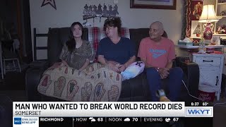 Ky. man with dream to beat world record dies at 63