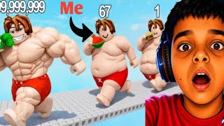 NOOB FAT ➜ GOD BODY in Roblox 💪 (+1 Fat to Fit!)