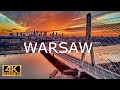 Warsaw Poland _ by drone 4K