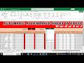 💖 Fully Automated Attendance Sheet in Excel | Attendance Sheet in Excel | Attendance Table in Excel