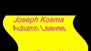 Опавшие листья( Жозеф Косма)