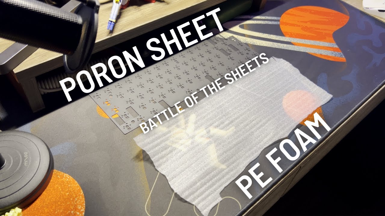 Battle of the Sheets: PE Foam VS. Poron PCB Sheet (Keyboard Soundtest)