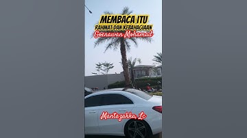 Membaca itu rahmat dan kebahagiaan - Goenawan Mohamad | Inspirasi #shortsfeed #trending #viralvideo