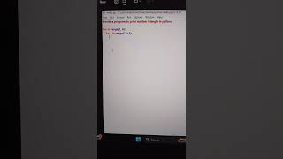 🐍 Python Magic: Print a Perfect Number Right Triangle in Seconds! 🔺✨ | Beginner Friendly Coding