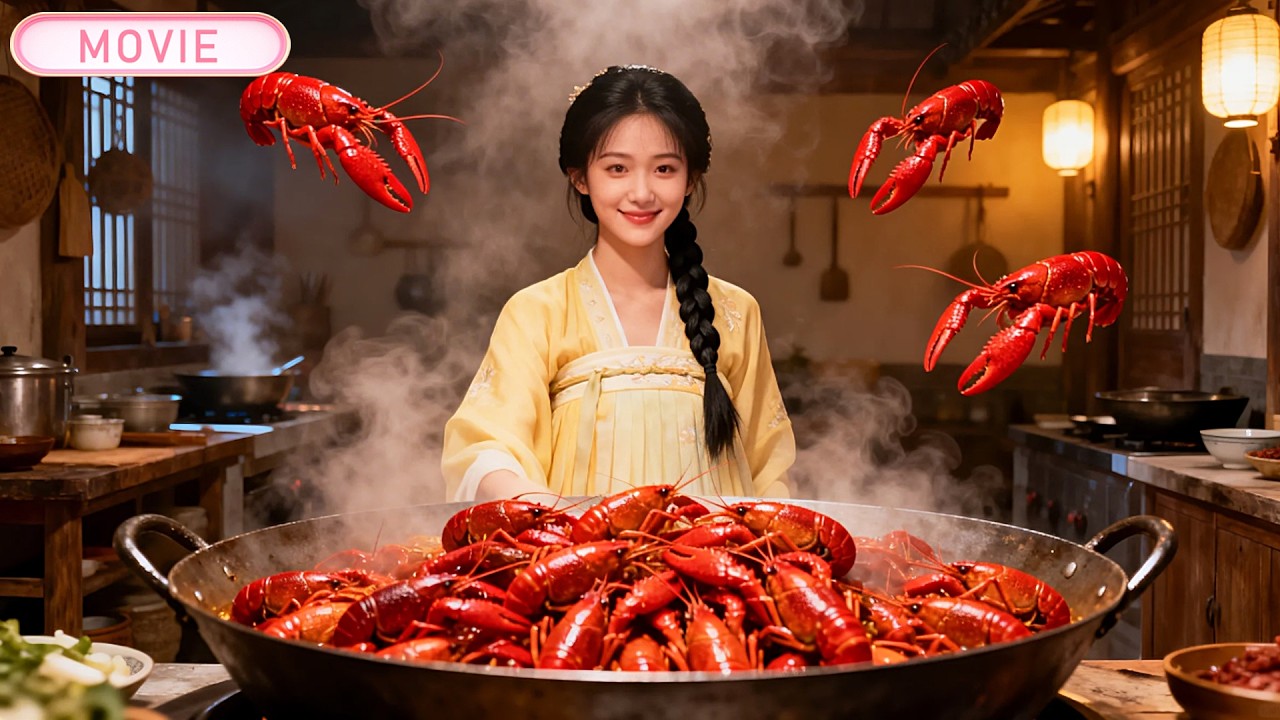 【MOVIE】現代廚娘意外穿越到古代，一手好廚藝竟讓冷面夫君對她心生愛慕！#穿越  #甜宠 #短剧  #drama #灰姑娘