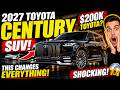 2027 Toyota Century SUV SHOCKED The Luxury SUV Market!