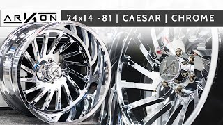 ARKON Caesar 24x14 -81 | Chrome