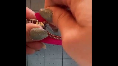 Adding a zipper pull to zipper by the yard