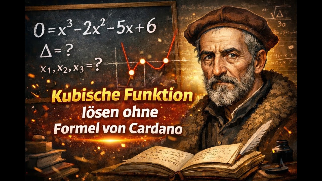Lösungsverfahren zum Lösen kubischer Funktionen (ohne Cardano-Formel)
