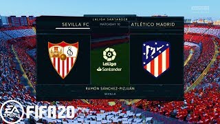 FIFA 20 | La Liga Santander 19-20 Sevilla FC vs Atletico Madrid Matchweek 12 | Gameplay PC