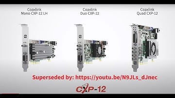 Coaxlink CXP-12 range (OUTDATED: See newer video in same channel)