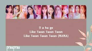 IZ*ONE - Secret Story of The Swan (Easy Lyrics)
