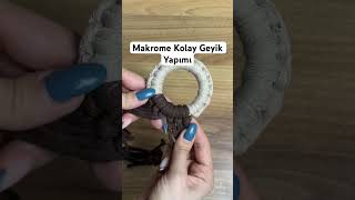 Kolay Geyik Yapımı 🫎 #diy #macrame #diycrafts #diyprojects #handmade #macrametutorial #diy