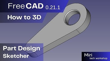 FreeCAD version 0 21 1 part #9 2023  How to 3D