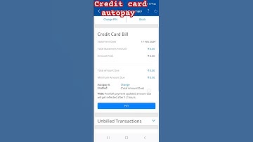 credit card autopay I credit card autopay kaise kare I hdfc bank credit card autopay