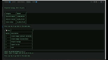 CS50p Final Project | 📺 Budget App Demo | Python CLI Project Using the 50/30/20 Rule