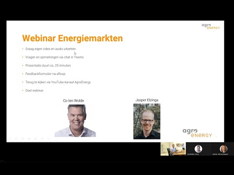 Webinar Energiemarkten september 2021