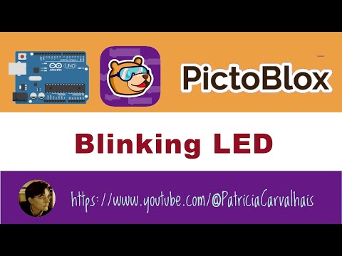 Pictoblox and Arduino blinking LED