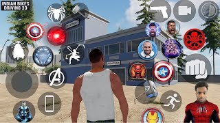 NEW AVANGERS MOD IN INDIAN BIKE DRIVING 3D  | HORROR MONSTER VS AVANGERS IBD3D GAME screenshot 3