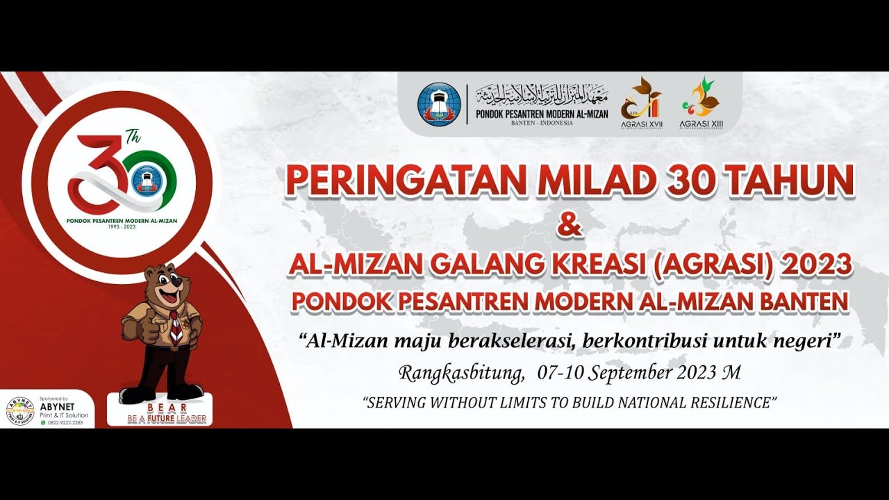 LIVE🔴 UPACARA PERINGATAN MILAD 30 TH & PEMBUKAAN AGRASI 2023