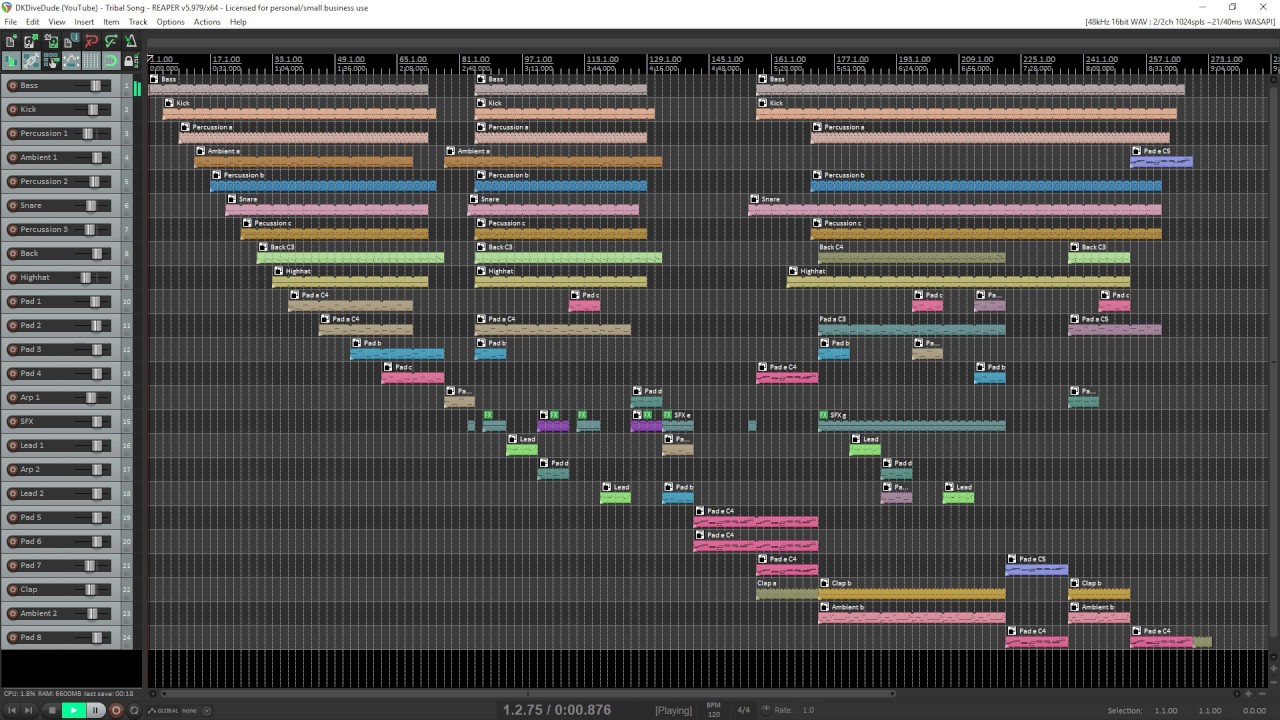 Tribal Song - Melancholic Ambient Synthesizer Tune