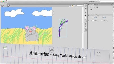Animation Tutorial: Bone Tool & Spray Brush