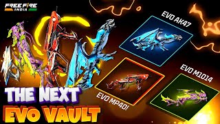 NEXT EVO VAULT EVENT, COBRA MP40 RETURN | NEW EVO BUNDLE OB44 UPDATE | FREE FIRE NEW EVENT |