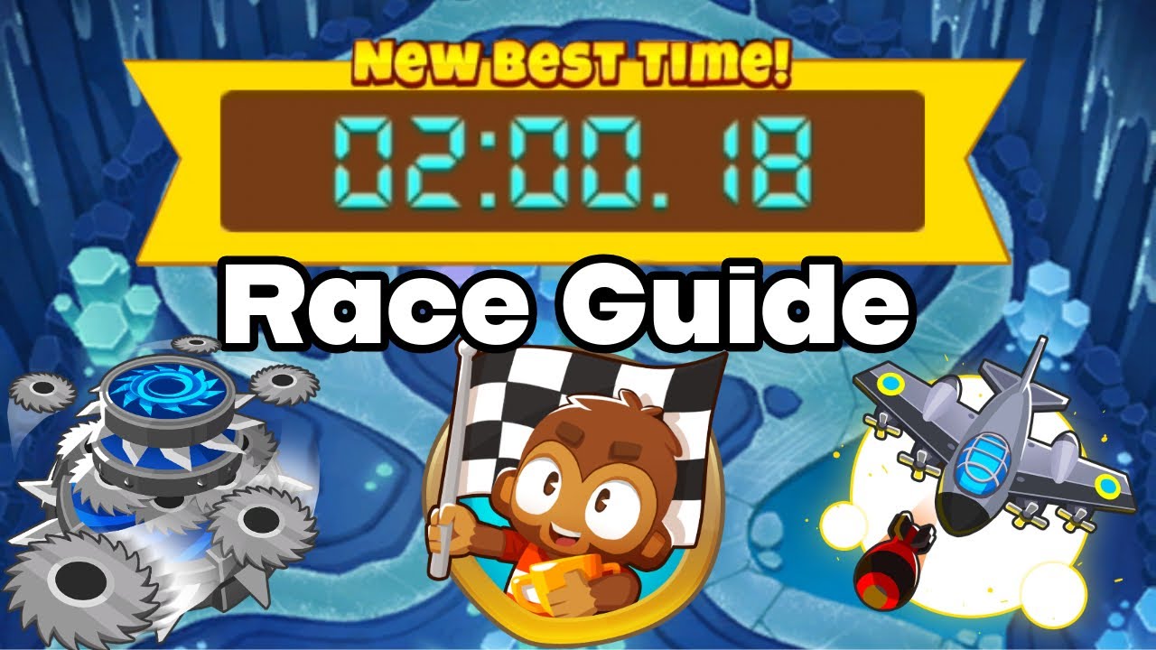 BTD6 Race #358 “Lost in the Ice” In 2:00.18 Race Guide! - YouTube