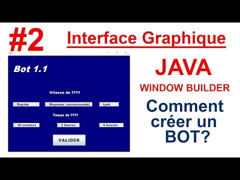 Comment créer un BOT ? JAVA Interface Graphique / JRadioButton / JButton / JPanel  #2