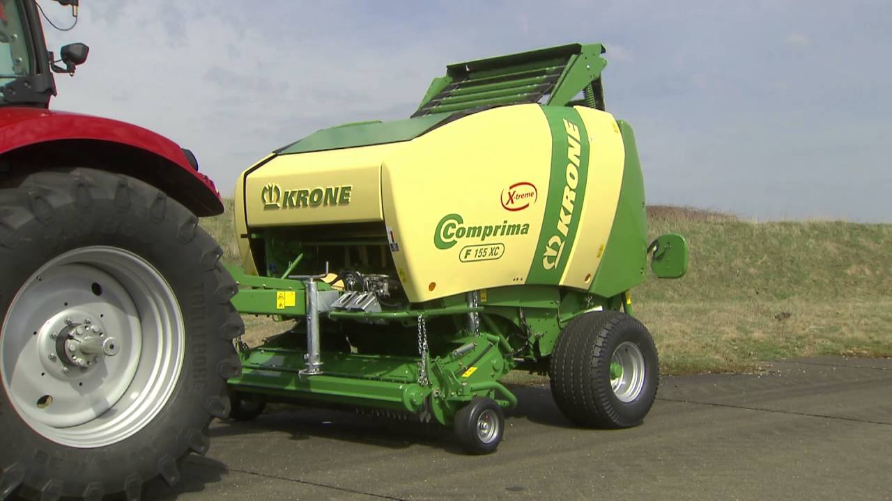 KRONE Comprima X treme Round Baler YouTube
