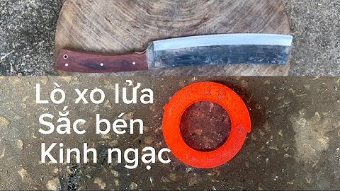 Tôi tạo ra một con chóp bằng thép lò xo lửa sắc nét thế giới