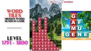Word Tiles Level 1751 - 1800 Walkthrough | SkillGameWalkthrough screenshot 2
