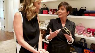 The 'Hermès wall' in Kris Jenner's closet is INSANE