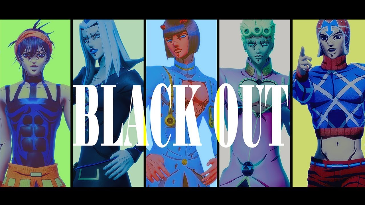 【JOJO MMD】BLACK OUT