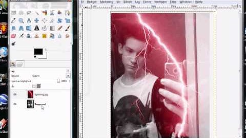 Gimp tutorial 2 - Lightning effect