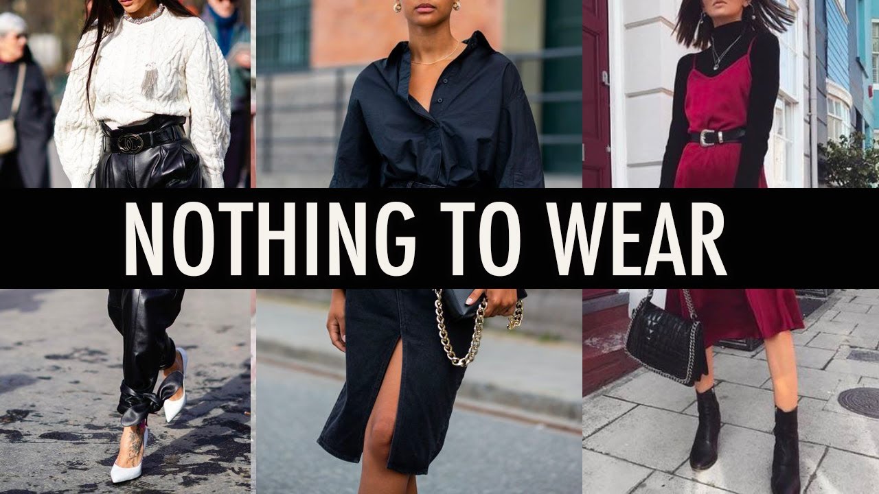 7 Outfit Combinations when you have NOTHING to WEAR! *Fall / Winter ...