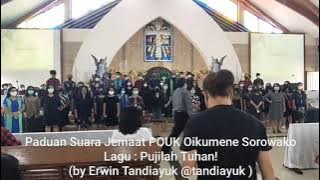 Pujilah Tuhan - PS POUK Sorowako (Inkulturatif Papua - Paniai Me) Cipt. Erwin Tandiayuk