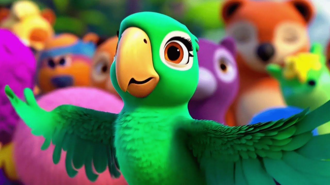 Main Tota Hoon Hare Rang Ka | Hindi Rhymes for Kids | Sense & Spark Kids 