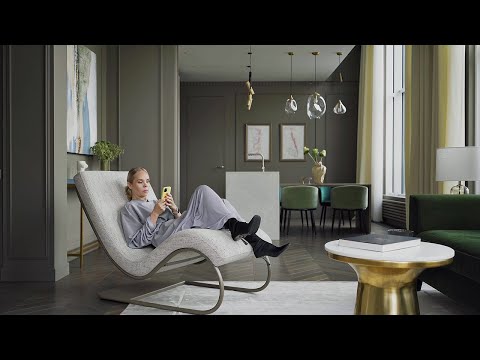 Видео: ЗАКАЧАЕТЕСЬ! Атмосферная современная квартира для семьи. Пентхаус 175 м | Дизайн интерьера, рум тур